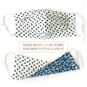 3/$30! Reversible Ditsy Floral/Foliage Face Mask